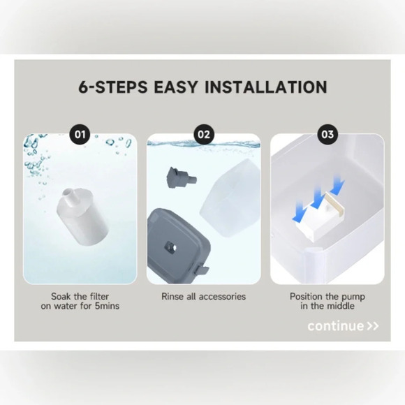 NIB Cat/Dog Water Fountain - Picture 4 of 9